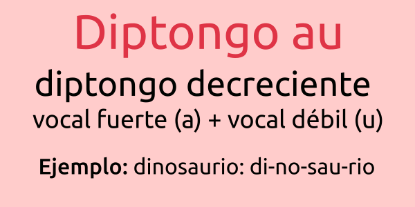 Ejemplos de palabras con diptongo au & Diptongos.net